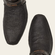 Botín urbano en piel genuina de tiburón para caballero Botas y Botines 