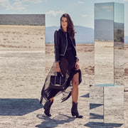 Botín en piel genuina de pitón Botas y Botines 