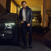 Botín de vestir en piel de venado Botas y Botines 