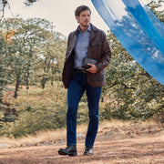 Botín urbano en piel genuina de pitón Botas y Botines 