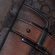 Bota urbana en piel genuina de lizard para caballero Botas y Botines 