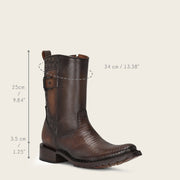 Bota urbana en piel genuina de lizard para caballero Botas y Botines 