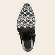 Botín casual en piel genuina de mantarraya para dama Botas y Botines 