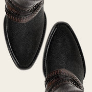 Bota casual en piel genuina de mantarraya para dama Botas y Botines 