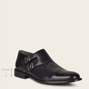 Calzado monkstrap en piel genuina de venado Zapatos 