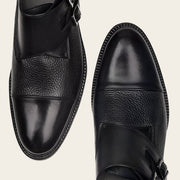 Calzado monkstrap en piel genuina de venado Zapatos 