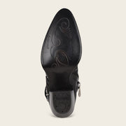 Botín western fashion en piel genuina de mantarraya para dama Botas y Botines 