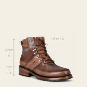 Botín urbano en piel genuina de tiburón para caballero Urbana 