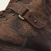 Botín urbano en piel genuina de pitón para caballero Urbana 