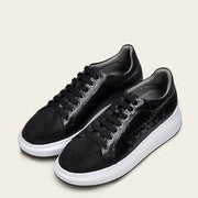 Tenis en piel genuina de mantarraya para dama Tenis 