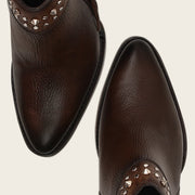 Botín con flecos en piel genuina Botas y Botines 