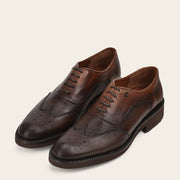 Zapato derby en piel genuina de venado Zapatos 