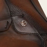 Bota de vestir en piel genuina de venado para caballero Botas y Botines 