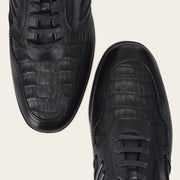 Tenis en piel genuina de caimán para caballero Tenis 