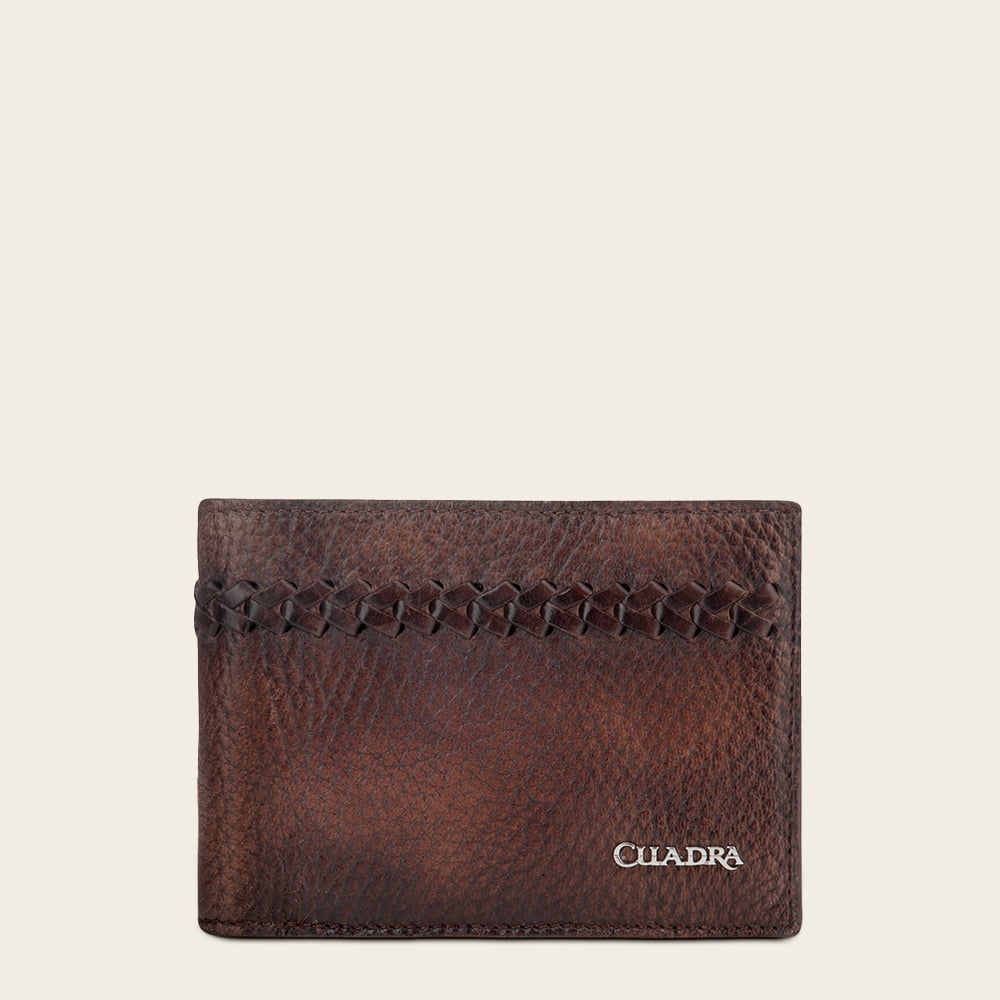 Billetera de piel para hombre Cuadra M xico