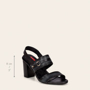 Sandalia en piel genuina de mantarraya Ofertas 