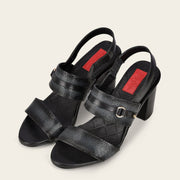 Sandalia en piel genuina de mantarraya Ofertas 