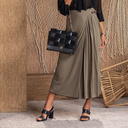 Sandalia en piel genuina de mantarraya Ofertas 