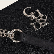 Cartera en piel genuina de mantarraya para dama Carteras 