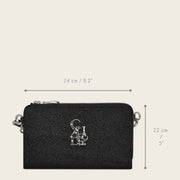 Cartera en piel genuina de mantarraya para dama Carteras 