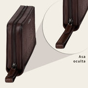 Documentera en piel genuina de tiburón Bolsos y Maletas 