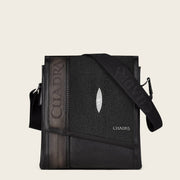 Bandolera en piel genuina de mantarraya para caballero Bolsos y Maletas 