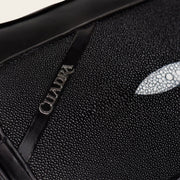 Documentera en piel genuina de mantarraya para caballero Bolsos y Maletas 