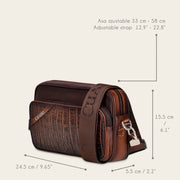 Documentera en piel genuina de moreleti para caballero Bolsos y Maletas 