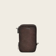 Porta celular en piel genuina de elefante para caballero Porta celulares 