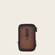 Porta celular en piel genuina de elefante para caballero Porta celulares 