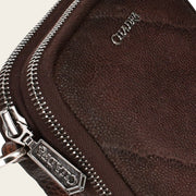 Porta celular en piel genuina de elefante para caballero Porta celulares 