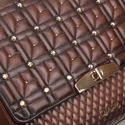 Bolso en piel genuina con cristales Bolsos y Maletas 