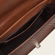 Bolso en piel genuina con cristales Bolsos y Maletas 