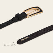 Cinturón de vestir en piel genuina de mantarraya para dama Cinturones 