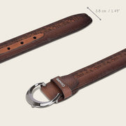 Cinturón casual en piel genuina para caballero Cinturones 