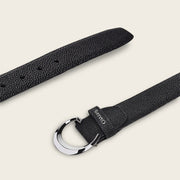 Cinturón casual en piel genuina de mantarraya para caballero Cinturones 