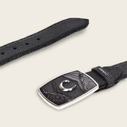 Cinturón de piel de mantarraya Cinturones 