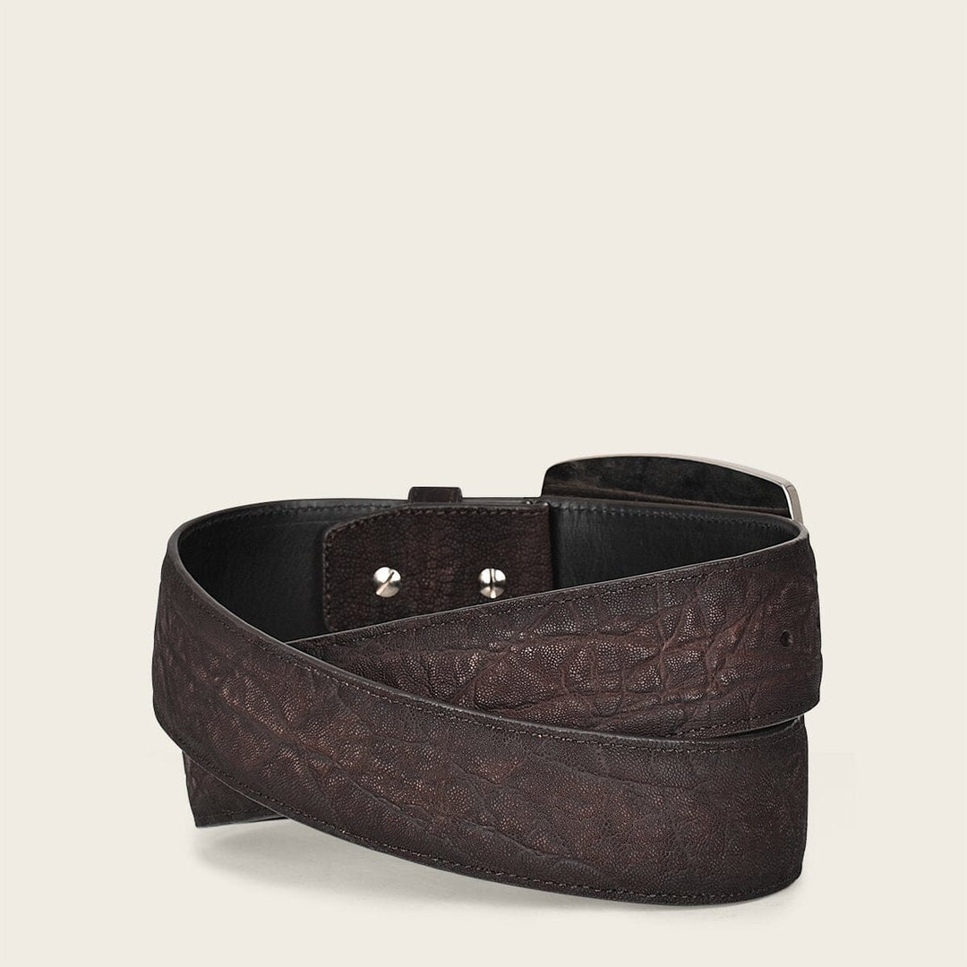Cinturón vaquero en piel de elefante edición especial Cinturones 