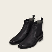 Botín de vestir en piel genuina de venado para caballero Botas y Botines 