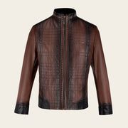 Chamarra para caballero en piel genuina Chamarras 