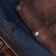 Chaleco doble vista en piel genuina Chalecos 