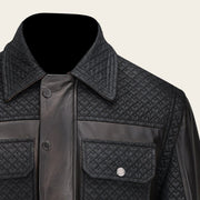 Chamarra para caballero en piel genuina Chamarras 