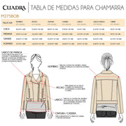 Chamarra para dama en piel genuina Chamarras 