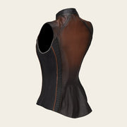 Chaleco para dama en piel genuina Chalecos 