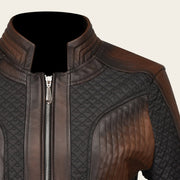 Chamarra para dama en piel genuina Chamarras 