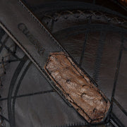 Bota tradicional en piel genuina de avestruz para caballero Botas y Botines 