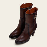 Botín de vestir para dama en piel genuina Botas y Botines 